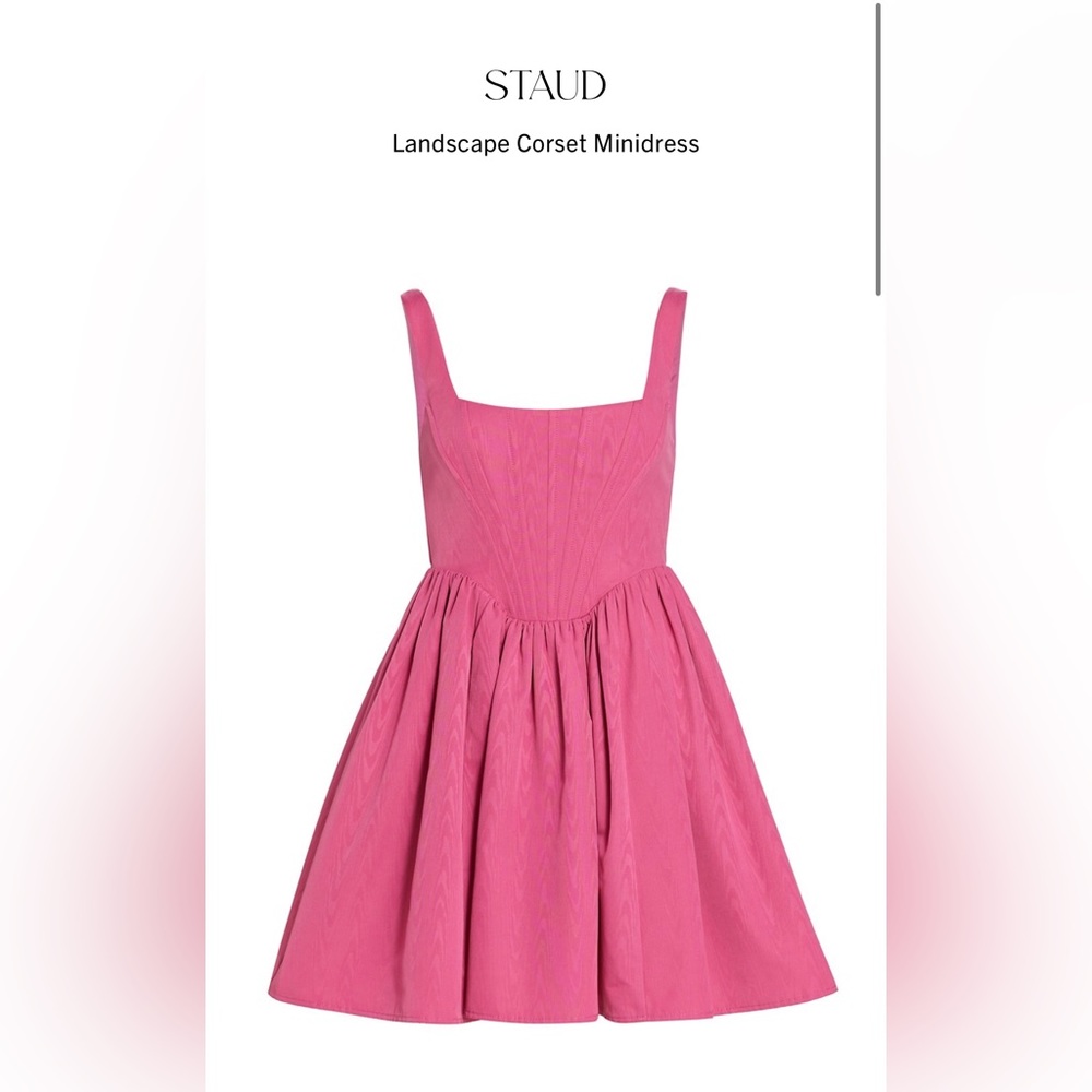 Staud Landscape Corset Minidress size 0